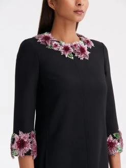 Crystal Embroidered Shift Dress -Odlr p23609 Z 06212023042134903x1200 1