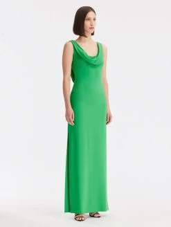 Cowl Neck Georgette Gown -Odlr p23625 Z 06212023035853903x1200 1