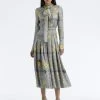 Nasturtium Plaid Silk Twill Dress