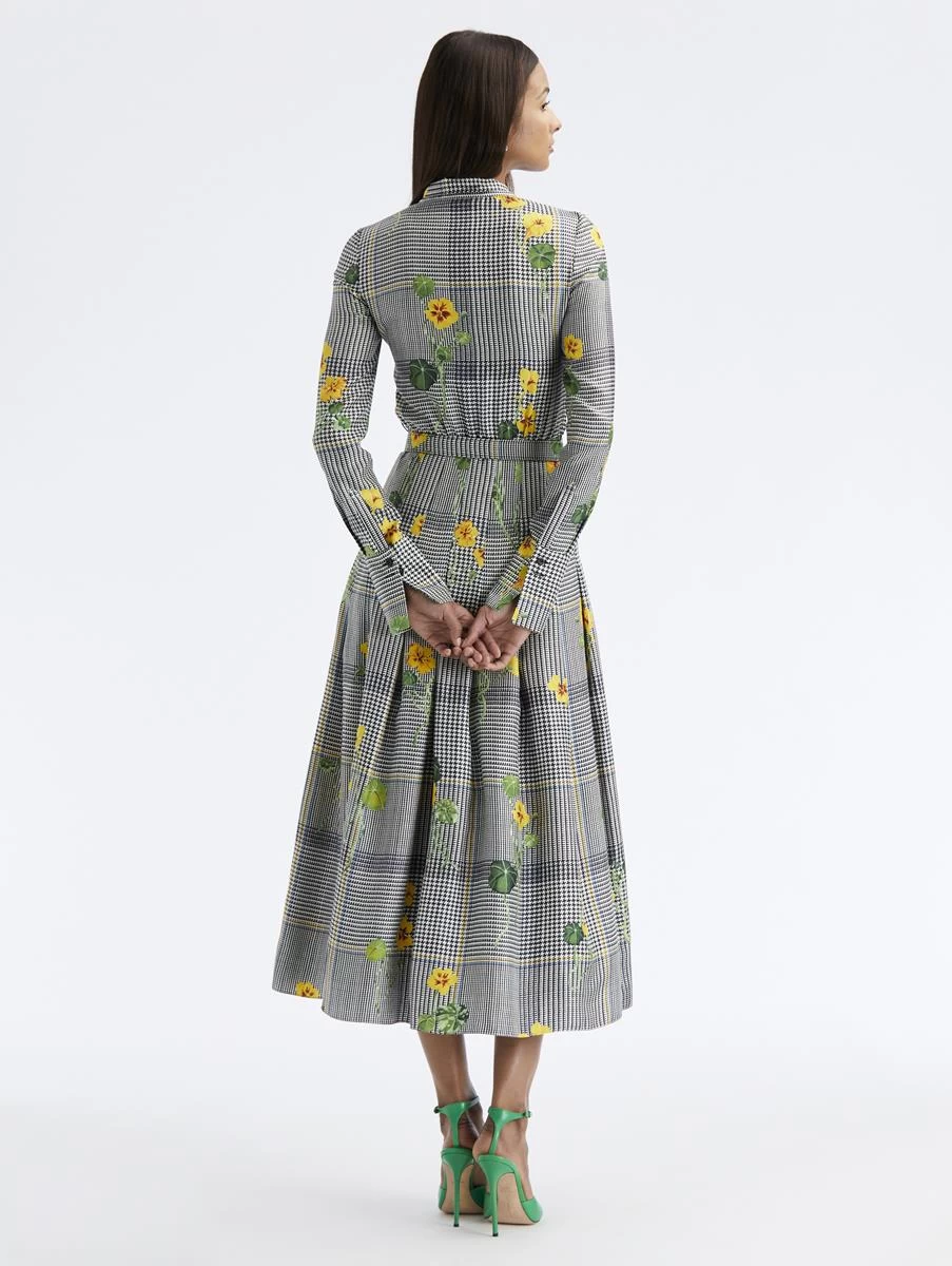 Nasturtium Plaid Silk Twill Dress 2 Nasturtium Plaid Silk Twill Dress - Image 2