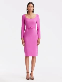 Scoop Neck Pencil Dress