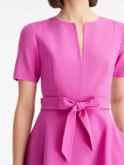 Split Neck Tie Detail Dress -Odlr p23666 Z 06212023040509903x1200 1