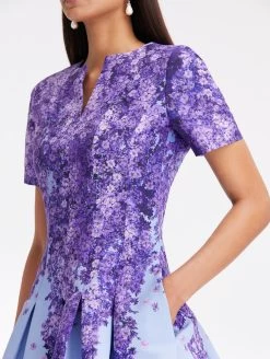 Split Neck Degradé Lilac Faille Dress 7 Split Neck Degradé Lilac Faille Dress -Odlr p23680 Z 06212023040744903x1200 1