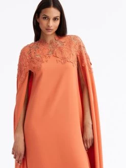 Sketched Floral Threadwork Illusion Neck Caftan -Odlr p23861 Z 07062023045519899x1200 1