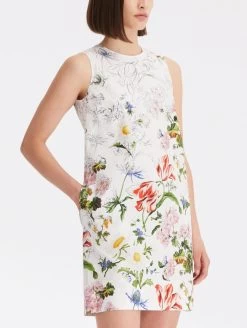 Sketched Floral Cotton Poplin Shift Dress -Odlr p24145 Z 06272023045343903x1200 1